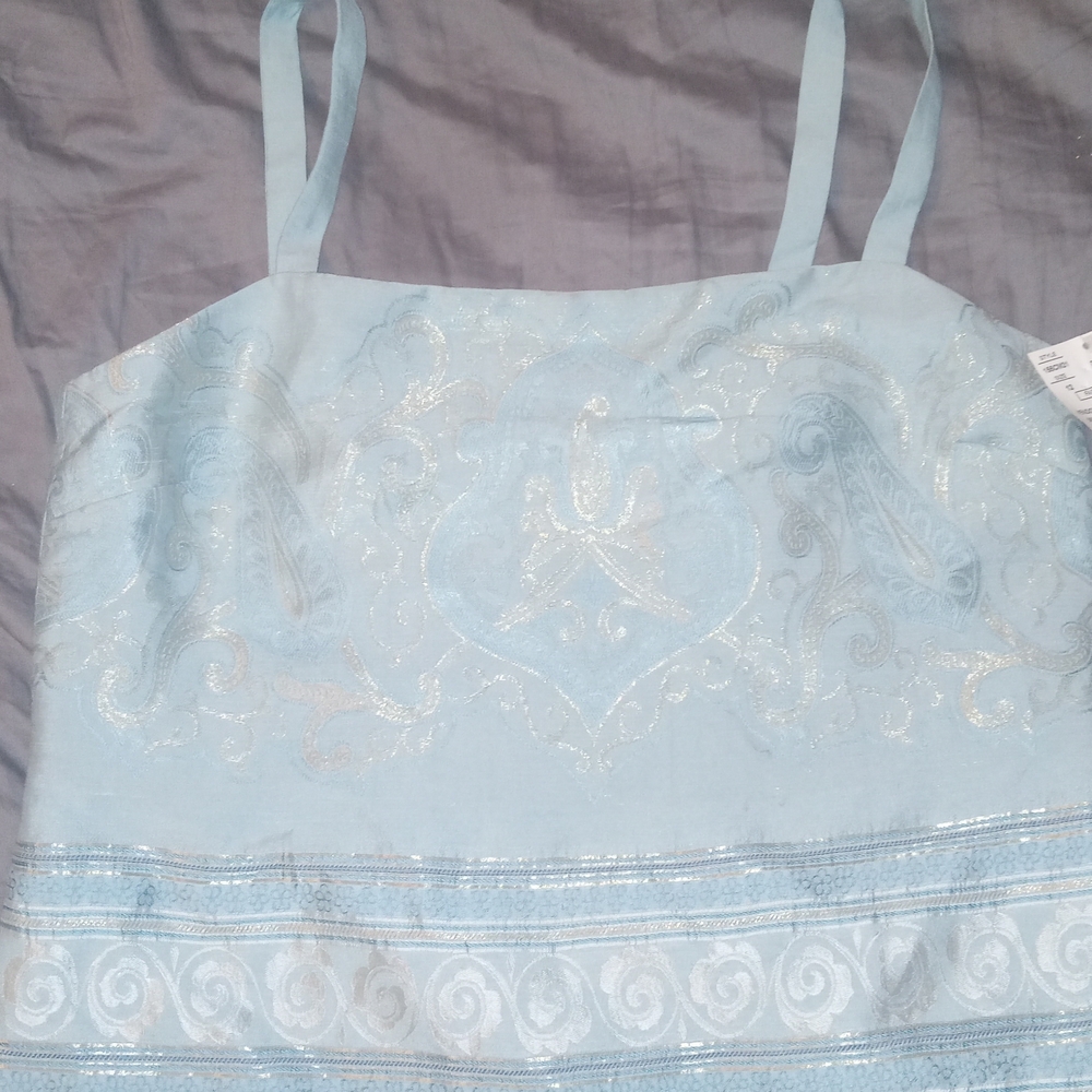 Doncaster Light Blue Crop Top